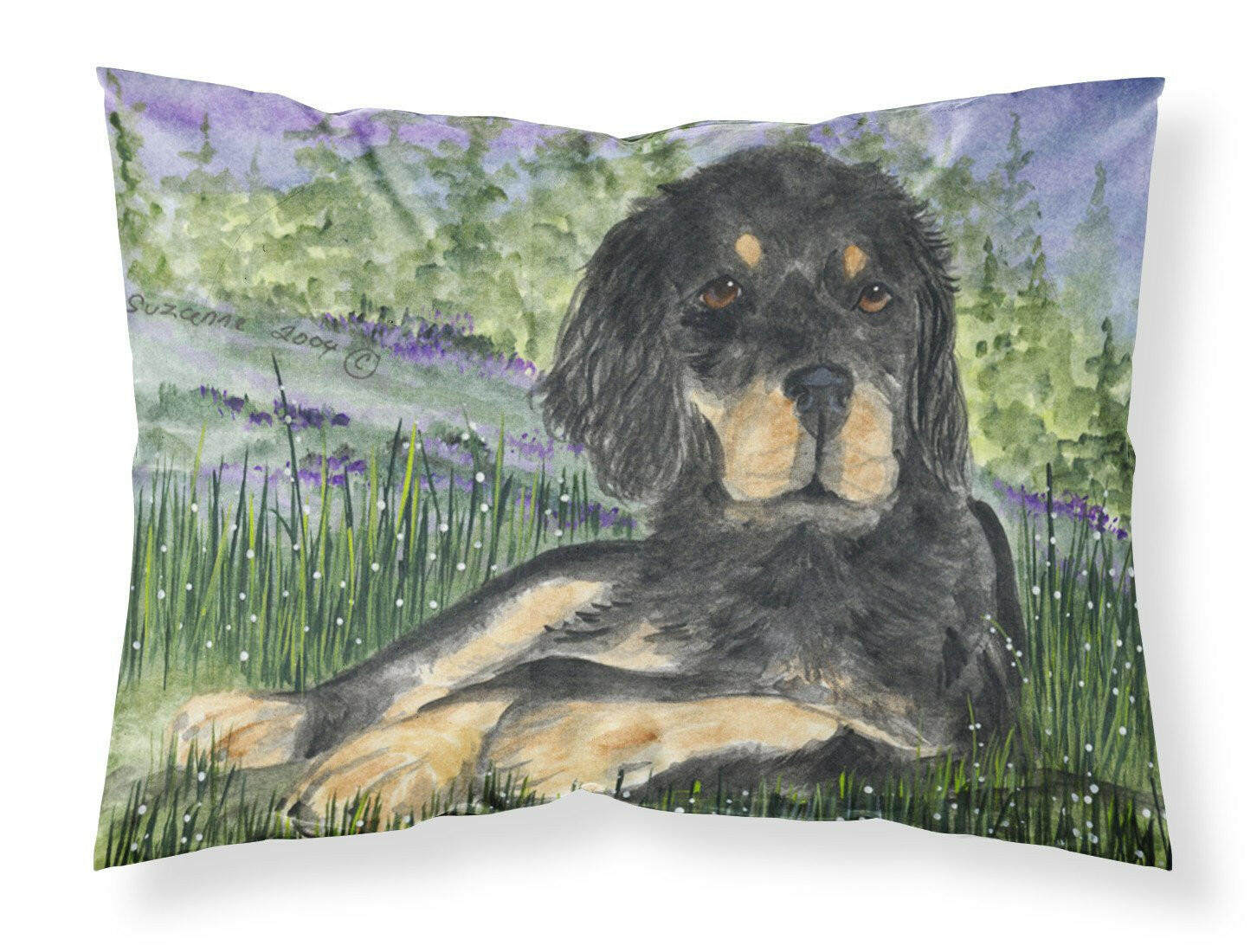 Gordon Setter Standard Pillowcase Lightweight Super Soft Easy Care Decorative Artwork Pillowcase, Standard