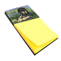 Gordon Setter Watercolor Sticky Note Holder Refillable Dispenser Desk Accessory 3x3 Pad Gift