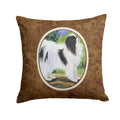 Japanese Chin Decorative Throw Pillow 14x14 Indoor Outdoor Accent Cushion, Fabric Cover with Insert for Sofa, Bed, Porch & Living Room