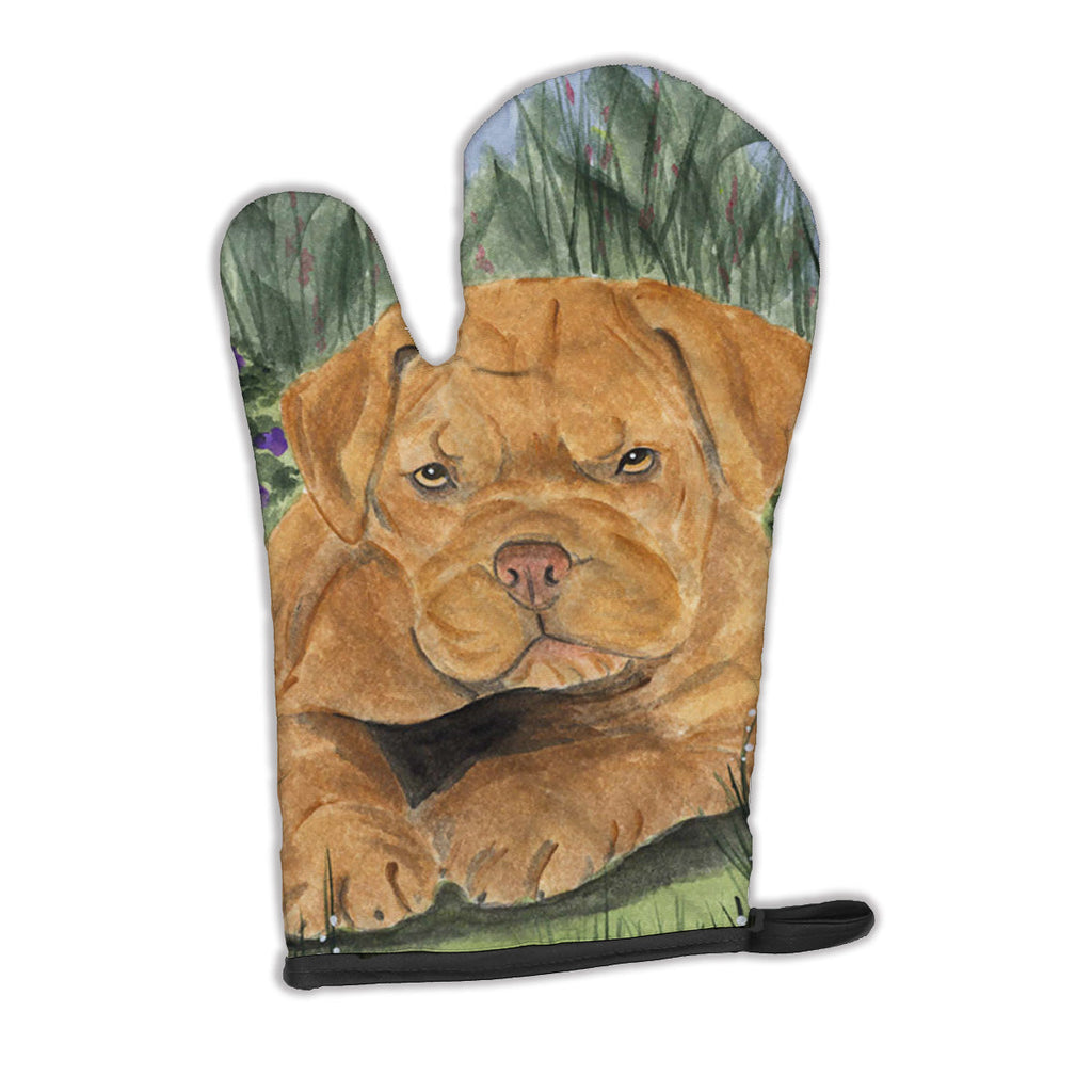 Dogue de Bordeaux Oven Mitt Heat Resistant Thick Oven Mitt for Hot Pans and Oven, Kitchen Mitt Protect Hands, Cooking Baking Glove