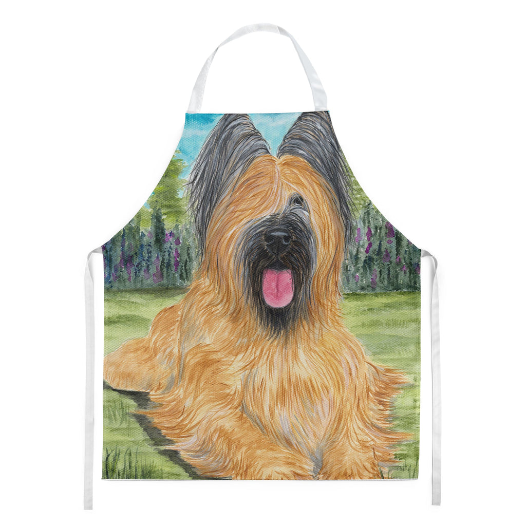 Briard Apron Cooking Kitchen Server Baking Crafts Gardening for Adult Women Men, Unisex, Large, Multicolor