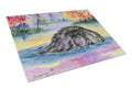 Newfoundland Cutting Board Tempered Glass Kitchen Cutting Surface, Heat Resistant Chopping, Non-Slip Feet, Food Prep & Serving