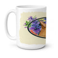 Pharaoh Hound Ceramic Coffee Mug 15 oz Decorative Large C Handle Mug Cup for Tea, Cocoa Hot Chocolate