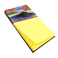 Curly Coated Retriever Watercolor Sticky Note Holder Refillable Dispenser Desk Accessory 3x3 Pad Gift