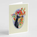 Doberman Greeting Cards Pack of 8 Blank Cards with Envelopes Whimsical A7 Size 5x7