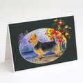 Australian Terrier Greeting Cards Pack of 8 Blank Cards with Envelopes Whimsical A7 Size 5x7
