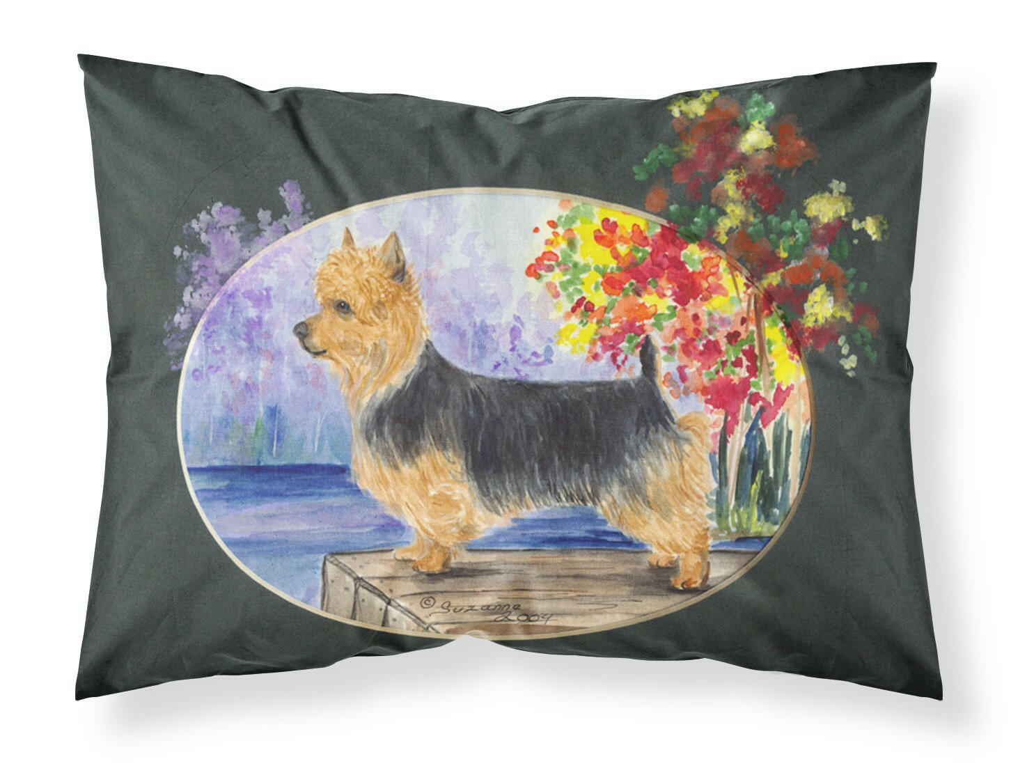 Australian Terrier Standard Pillowcase Lightweight Super Soft Easy Care Decorative Artwork Pillowcase, Standard
