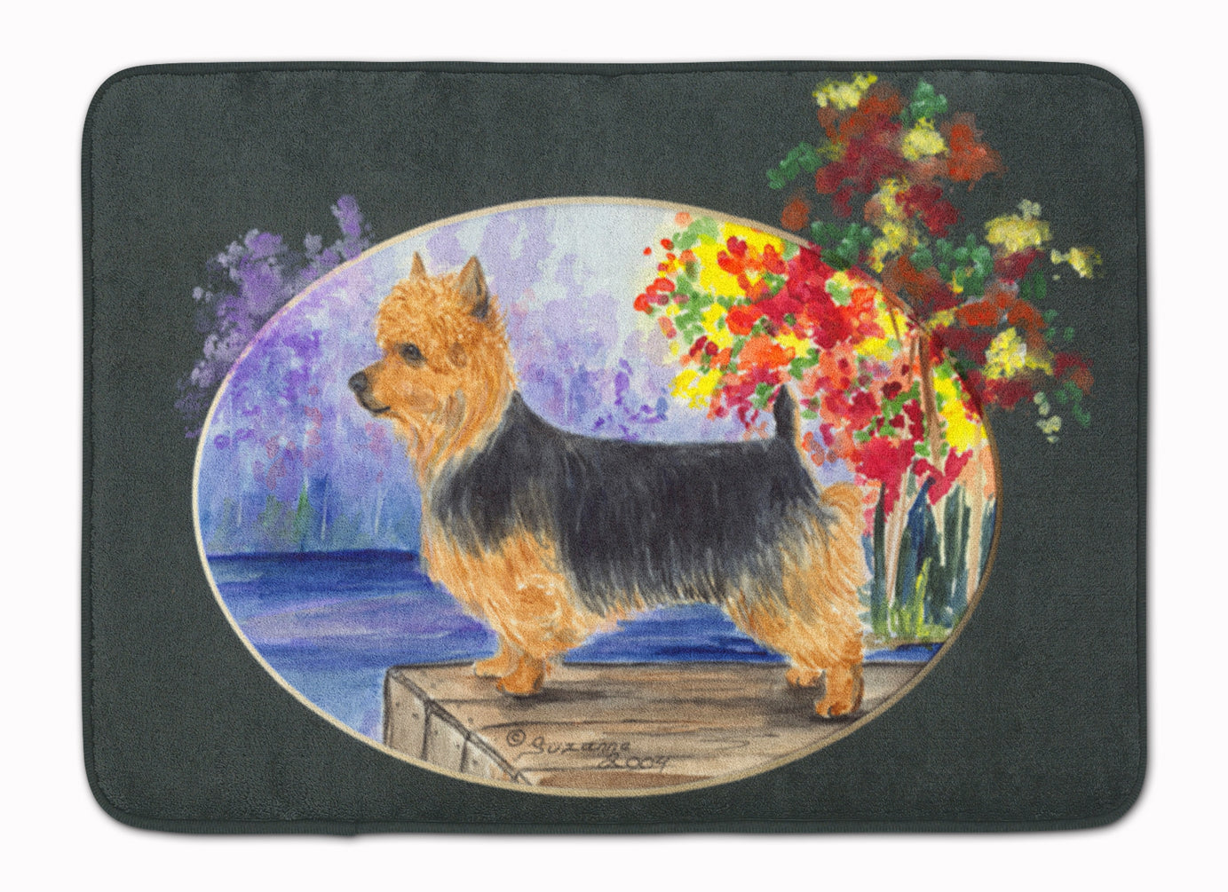 Australian Terrier Memory Foam Kitchen Mat Machine Washable Anti-Fatigue Cushion Comfort Bath or Kitchen Rug