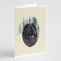 Chow Chow Greeting Cards Pack of 8 Blank Cards with Envelopes Whimsical A7 Size 5x7