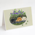 Chow Chow Greeting Cards Pack of 8 Blank Cards with Envelopes Whimsical A7 Size 5x7