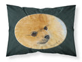 Pomeranian Standard Pillowcase Lightweight Super Soft Easy Care Decorative Artwork Pillowcase, Standard