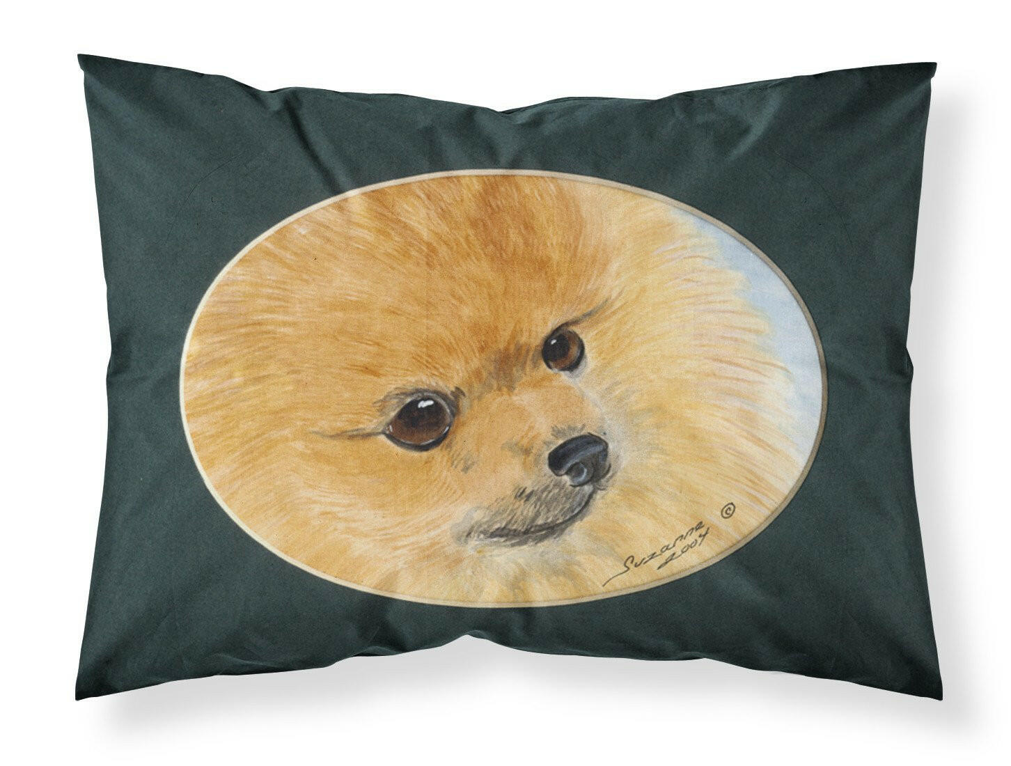 Pomeranian Standard Pillowcase Lightweight Super Soft Easy Care Decorative Artwork Pillowcase, Standard