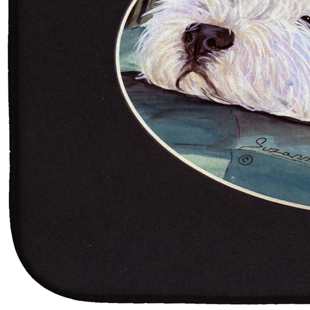 Westie Dish Drying Mat Absorbent Dish Drying Mat Pad for Kitchen Counter Dish Drainer Mat for Countertop, 14 x 21", Multicolor