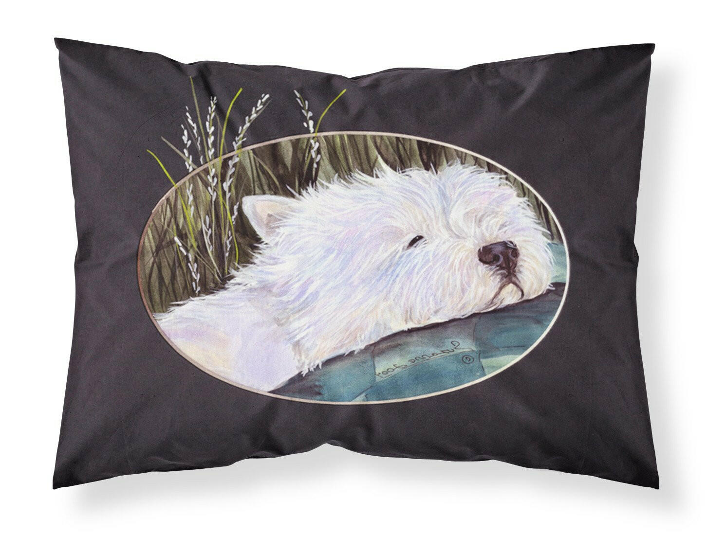 Westie Standard Pillowcase Lightweight Super Soft Easy Care Decorative Artwork Pillowcase, Standard