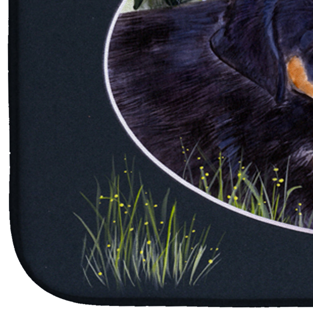 Rottweiler Dish Drying Mat Absorbent Dish Drying Mat Pad for Kitchen Counter Dish Drainer Mat for Countertop, 14 x 21", Multicolor