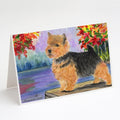 Norwich Terrier Greeting Cards Pack of 8 Blank Cards with Envelopes Whimsical A7 Size 5x7