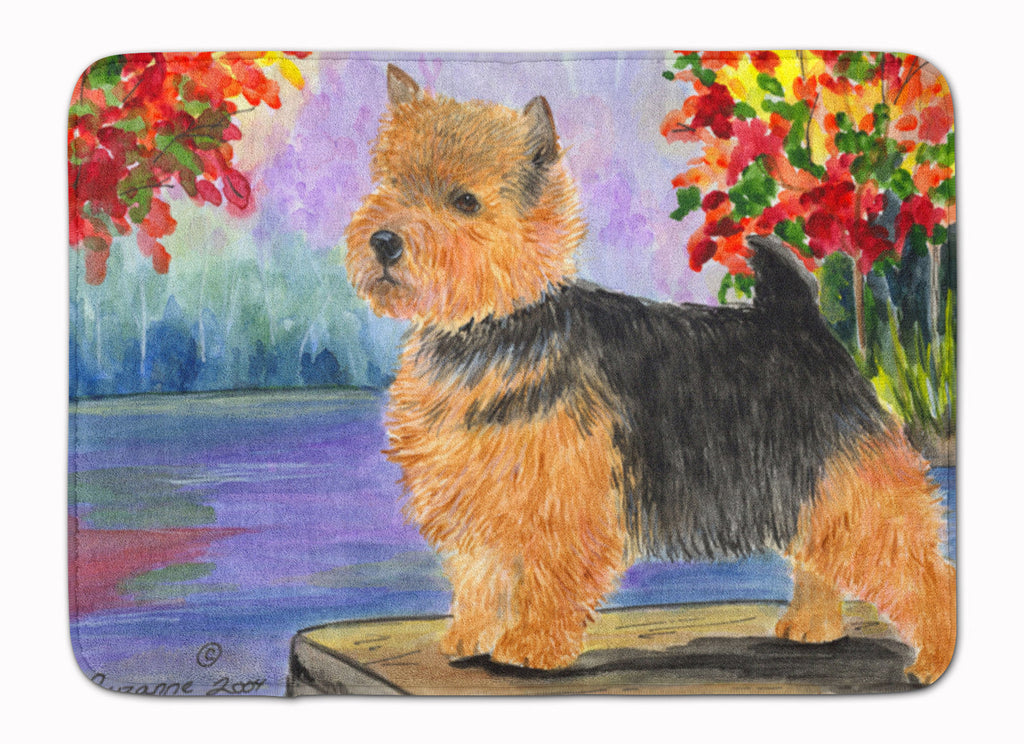 Norwich Terrier Memory Foam Kitchen Mat Machine Washable Anti-Fatigue Cushion Comfort Bath or Kitchen Rug