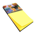 Norwich Terrier Watercolor Sticky Note Holder Refillable Dispenser Desk Accessory 3x3 Pad Gift