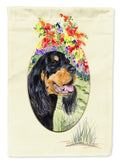 Gordon Setter House Flag 28x40 Porch Sleeve Pole Decorative Outside Yard Banner Artwork Wall Hanging, Polyester