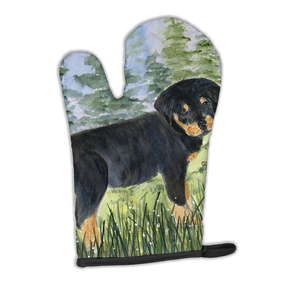 Rottweiler Oven Mitt Heat Resistant Thick Oven Mitt for Hot Pans and Oven, Kitchen Mitt Protect Hands, Cooking Baking Glove