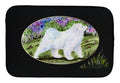 Samoyed Dish Drying Mat Absorbent Dish Drying Mat Pad for Kitchen Counter Dish Drainer Mat for Countertop, 14 x 21", Multicolor