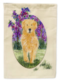 Golden Retriever House Flag 28x40 Porch Sleeve Pole Decorative Outside Yard Banner Artwork Wall Hanging, Polyester