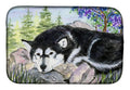 Alaskan Malamute Dish Drying Mat Absorbent Dish Drying Mat Pad for Kitchen Counter Dish Drainer Mat for Countertop, 14 x 21", Multicolor