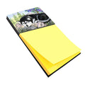 Alaskan Malamute Watercolor Sticky Note Holder Refillable Dispenser Desk Accessory 3x3 Pad Gift