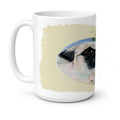 Pug Ceramic Coffee Mug 15 oz Decorative Large C Handle Mug Cup for Tea, Cocoa Hot Chocolate