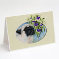 Pug Greeting Cards Pack of 8 Blank Cards with Envelopes Whimsical A7 Size 5x7