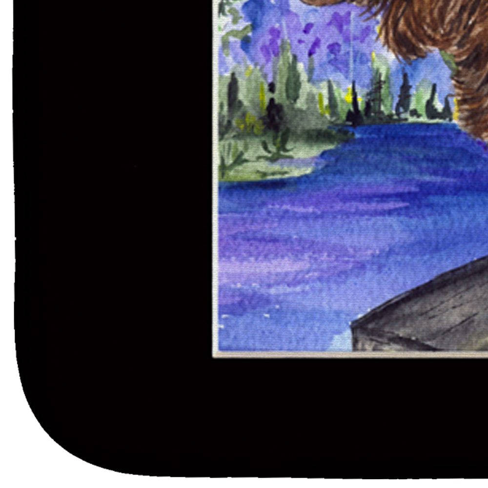 Boykin Spaniel Dish Drying Mat Absorbent Dish Drying Mat Pad for Kitchen Counter Dish Drainer Mat for Countertop, 14 x 21", Multicolor