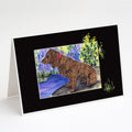 Boykin Spaniel Greeting Cards Pack of 8 Blank Cards with Envelopes Whimsical A7 Size 5x7