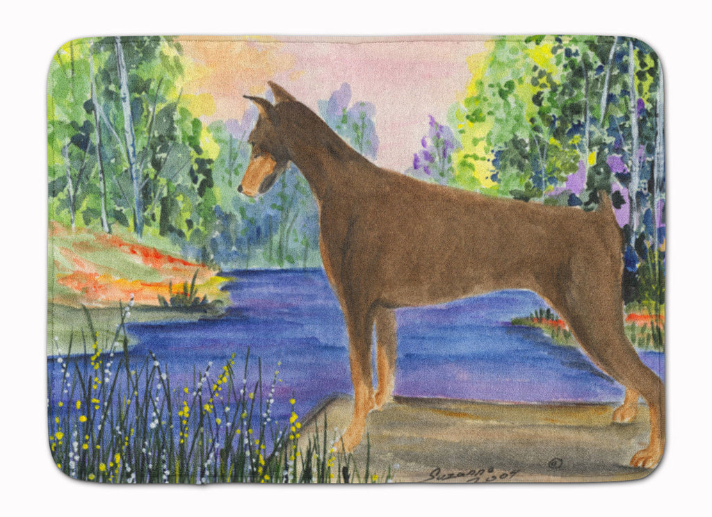 Doberman Memory Foam Kitchen Mat Machine Washable Anti-Fatigue Cushion Comfort Bath or Kitchen Rug