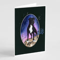 Staffie Greeting Cards Pack of 8 Blank Cards with Envelopes Whimsical A7 Size 5x7