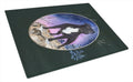 Staffie Cutting Board Tempered Glass Kitchen Cutting Surface, Heat Resistant Chopping, Non-Slip Feet, Food Prep & Serving