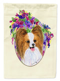 Papillon House Flag 28x40 Porch Sleeve Pole Decorative Outside Yard Banner Artwork Wall Hanging, Polyester