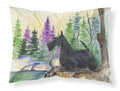 Scottish Terrier Standard Pillowcase Lightweight Super Soft Easy Care Decorative Artwork Pillowcase, Standard
