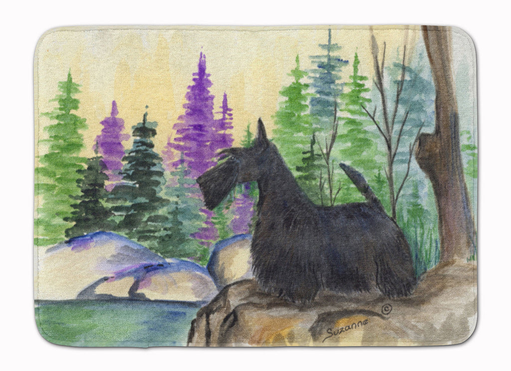 Scottish Terrier Memory Foam Kitchen Mat Machine Washable Anti-Fatigue Cushion Comfort Bath or Kitchen Rug
