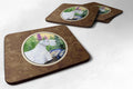 Sealyham Terrier Foam Coasters Set of 4 Cup Coasters for Indoor Outdoor, Tabletop Protection, Anti Slip, Mouse pad Material