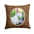 Sealyham Terrier Decorative Throw Pillow 14x14 Indoor Outdoor Accent Cushion, Fabric Cover with Insert for Sofa, Bed, Porch & Living Room