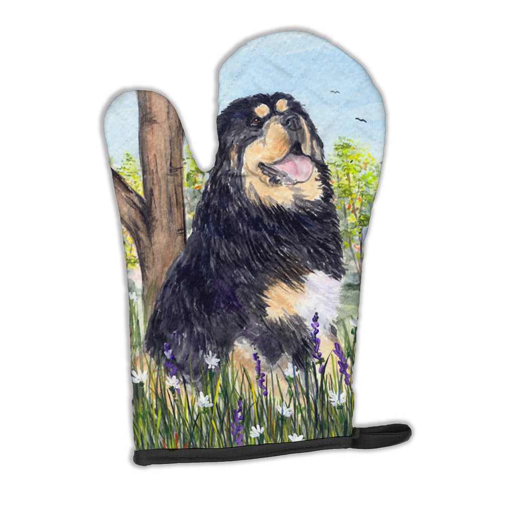 Tibetan Mastiff Oven Mitt Heat Resistant Thick Oven Mitt for Hot Pans and Oven, Kitchen Mitt Protect Hands, Cooking Baking Glove