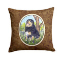 Tibetan Mastiff Decorative Throw Pillow 14x14 Indoor Outdoor Accent Cushion, Fabric Cover with Insert for Sofa, Bed, Porch & Living Room