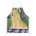 Golden Retriever Apron Cooking Kitchen Server Baking Crafts Gardening for Adult Women Men, Unisex, Large, Multicolor