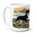 Entlebucher Mountain Dog Ceramic Coffee Mug 15 oz Decorative Large C Handle Mug Cup for Tea, Cocoa Hot Chocolate