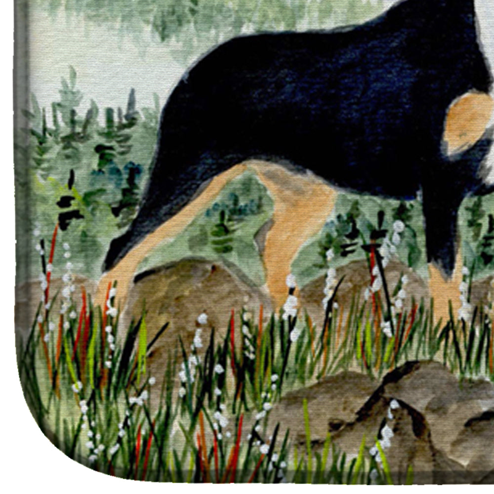 Entlebucher Mountain Dog Dish Drying Mat Absorbent Dish Drying Mat Pad for Kitchen Counter Dish Drainer Mat for Countertop, 14 x 21", Multicolor