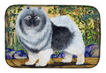 Keeshond Dish Drying Mat Absorbent Dish Drying Mat Pad for Kitchen Counter Dish Drainer Mat for Countertop, 14 x 21", Multicolor