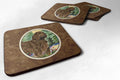 Field Spaniel Foam Coasters Set of 4 Cup Coasters for Indoor Outdoor, Tabletop Protection, Anti Slip, Mouse pad Material