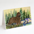 Field Spaniel Greeting Cards Pack of 8 Blank Cards with Envelopes Whimsical A7 Size 5x7