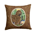 Field Spaniel Decorative Throw Pillow 14x14 Indoor Outdoor Accent Cushion, Fabric Cover with Insert for Sofa, Bed, Porch & Living Room