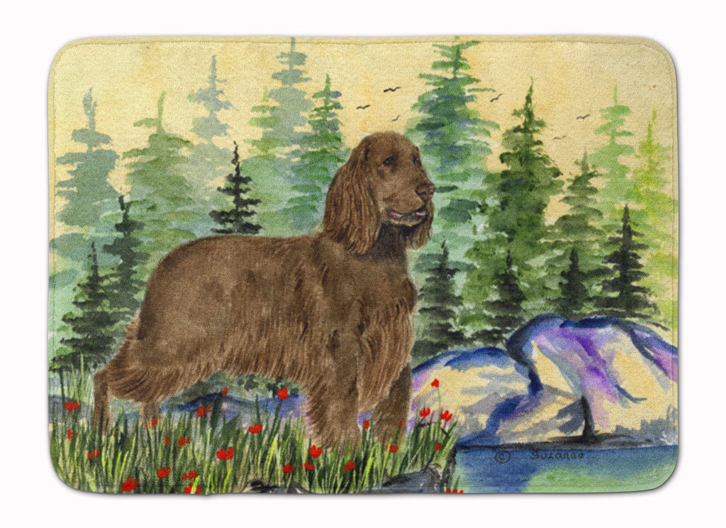 Field Spaniel Memory Foam Kitchen Mat Machine Washable Anti-Fatigue Cushion Comfort Bath or Kitchen Rug